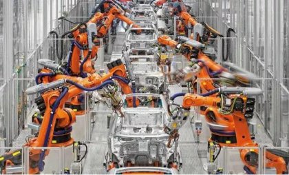 智慧工業(yè)機人對生產(chǎn)的應(yīng)用離不開油壓緩沖器